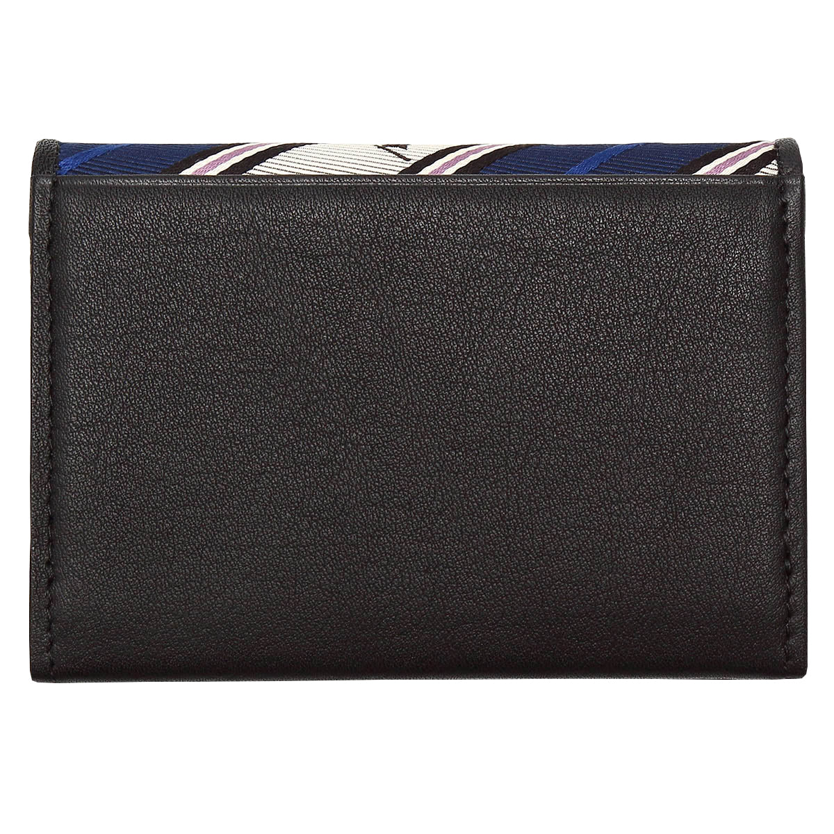 Hand Made Business Card Case Jacquard Woven Silk Genuine Leather Made in Japan FORTUNA Tokyo