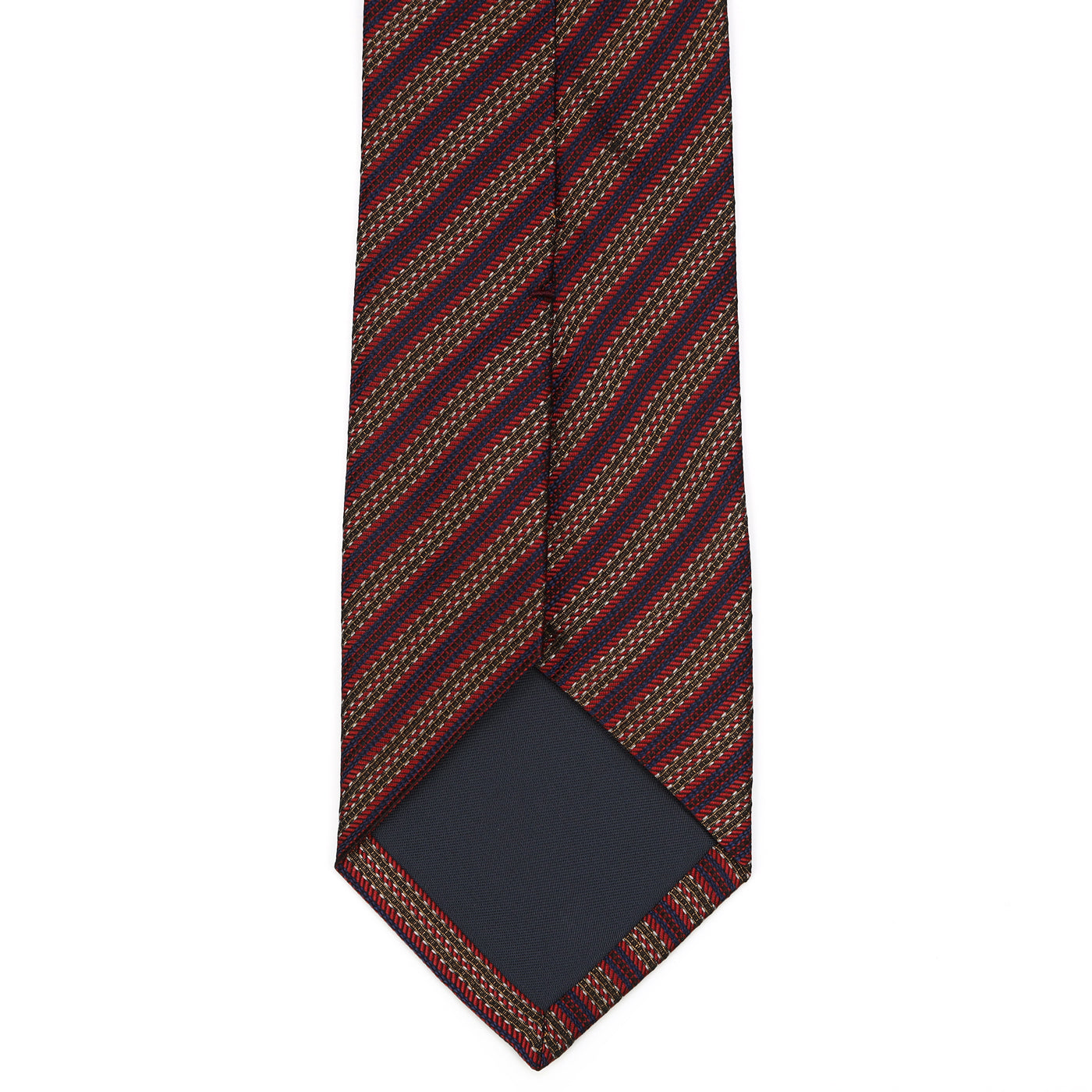 Men’s Jacquard Woven 100% Kyoto Silk Tie -26. Esprit- striped pattern Made in Japan FORTUNA Tokyo