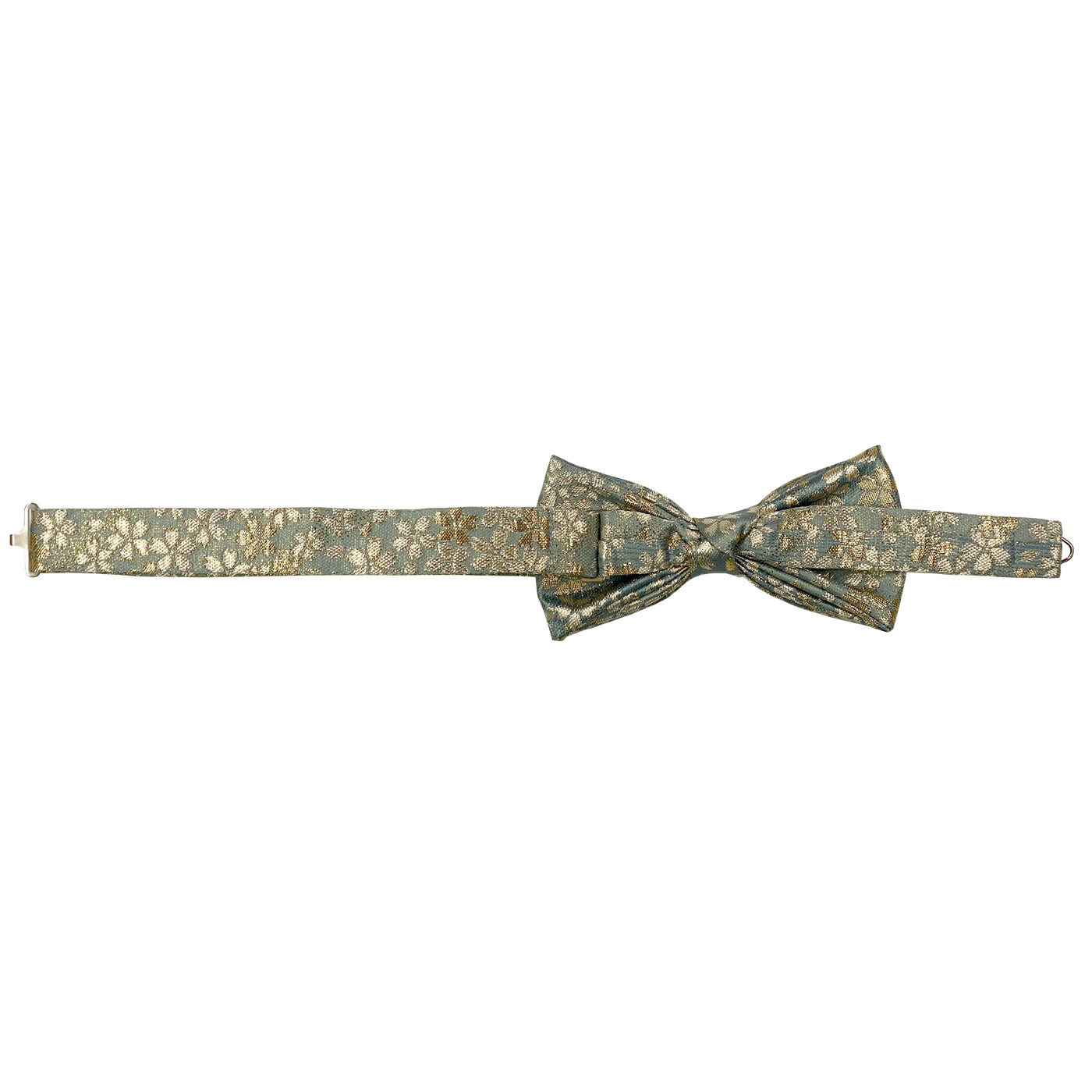Men’s Pre-Tied Adjustable Butterfly Bow Tie 24. Eternal Beauty Cherry Blossoms Pattern Made in Japan FORTUNA Tokyo