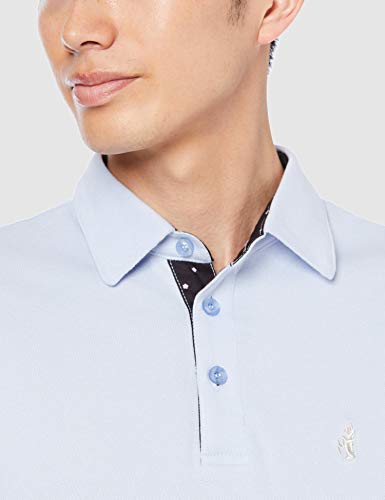 Men's Polo Shirt Short Sleeve 100% Cotton -15. Sakura Cherry Blossoms Design Made in Japan FORTUNA Tokyo