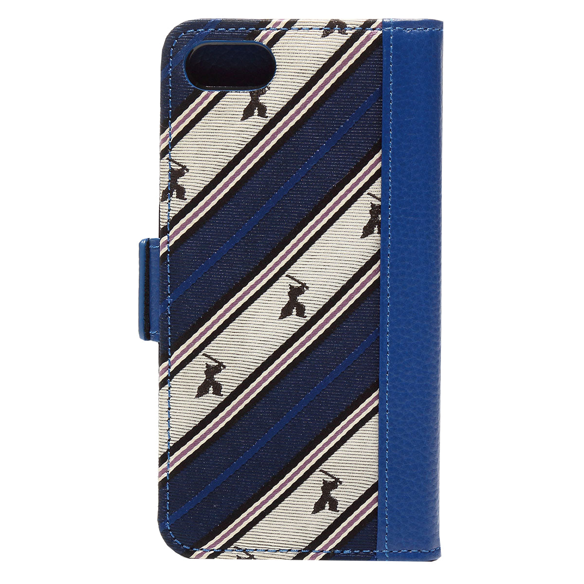 Wallet Case for Apple iPhone 6 7 8 Jacquard Woven Silk & Leather 3 Card Holder Made in Japan FORTUNA Tokyo