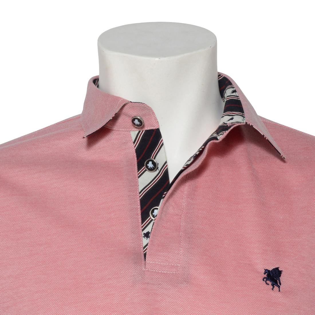 Men’s Short Sleeve Sports Polo Shirt -13. Miracle Pegasus Design Quick Dry Made in Japan FORTUNA Tokyo